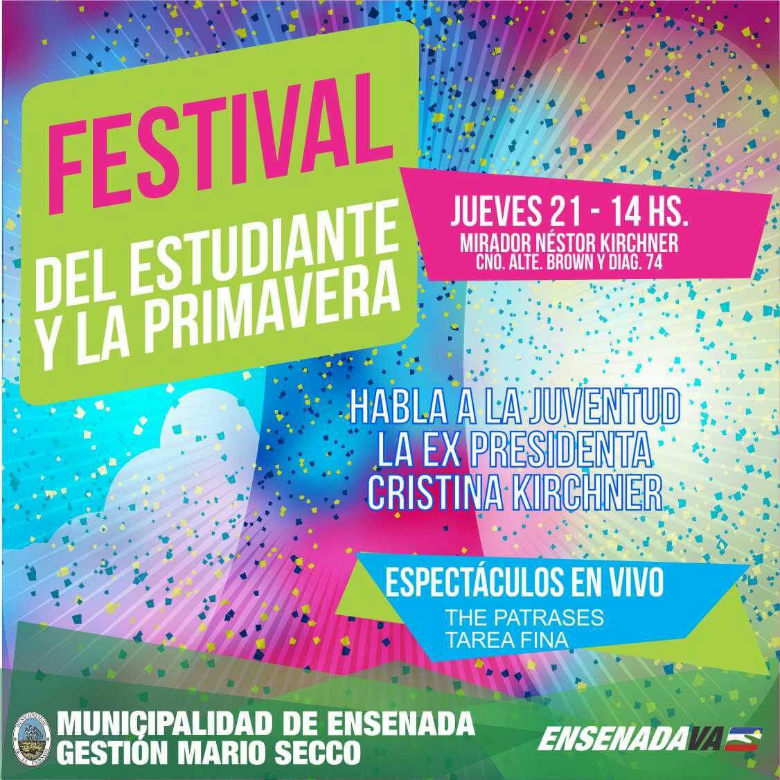 FESTIVAL DEL ESTUDIANTE Y DE LA PRIMAVERA – Municipalidad de Ensenada