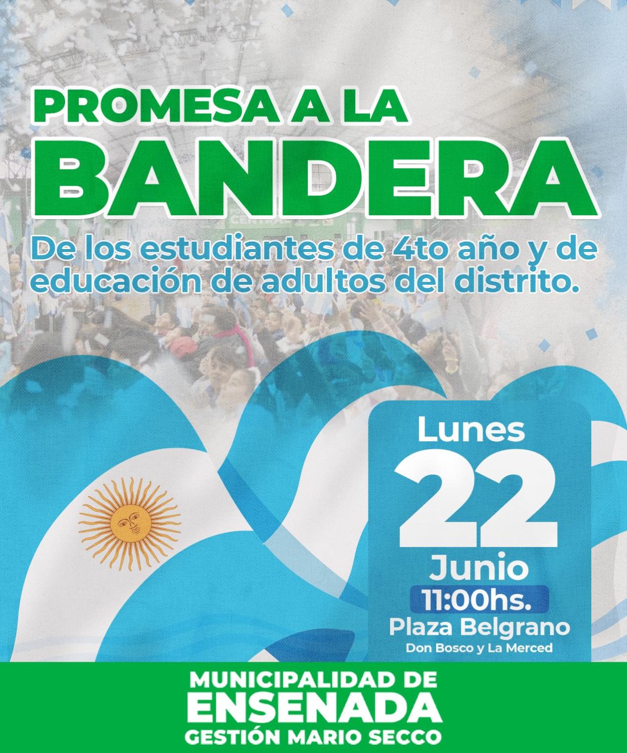 PROMESA DE LEALTAD A LA BANDERA – Municipalidad de Ensenada
